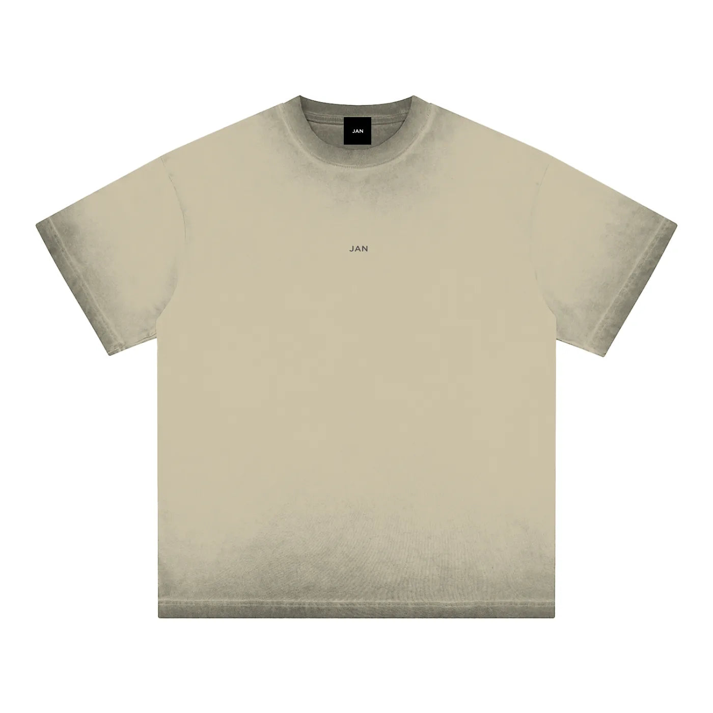 Unisex Ombre Faded T-Shirt – 100% Cotton, Cool-Weather Running & Casual Streetwear