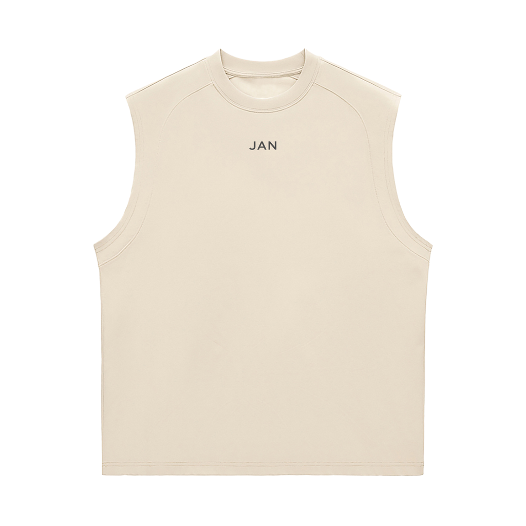 Men's UPF 50+ Cooling Tank Top – Running, Sun Protection & Gym, Plant-Based Fabric