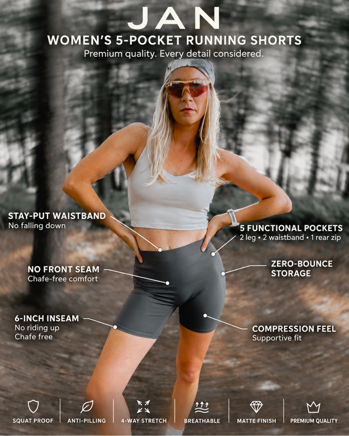 Womens Endurance Shorts